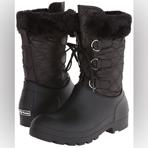 Dirty Laundry Women's Parade Nylon Faux Fur Trim Rainboot Snow Boot Size 8 38.5 - Picture 6 of 12